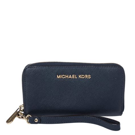 michael kors blue wallet mens|Michael Kors wristlet wallet outlet.